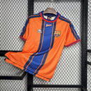 Camisa Barcelona 1997- Laranja e Azul – Versão Retrô