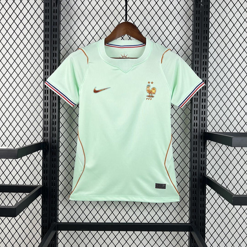 Camisa França Copa do Mundo 2026  Verde – Versão Torcedora Feminina