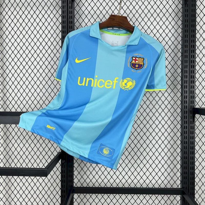 Camisa Barcelona 2007/08-Azul – Versão Retrô