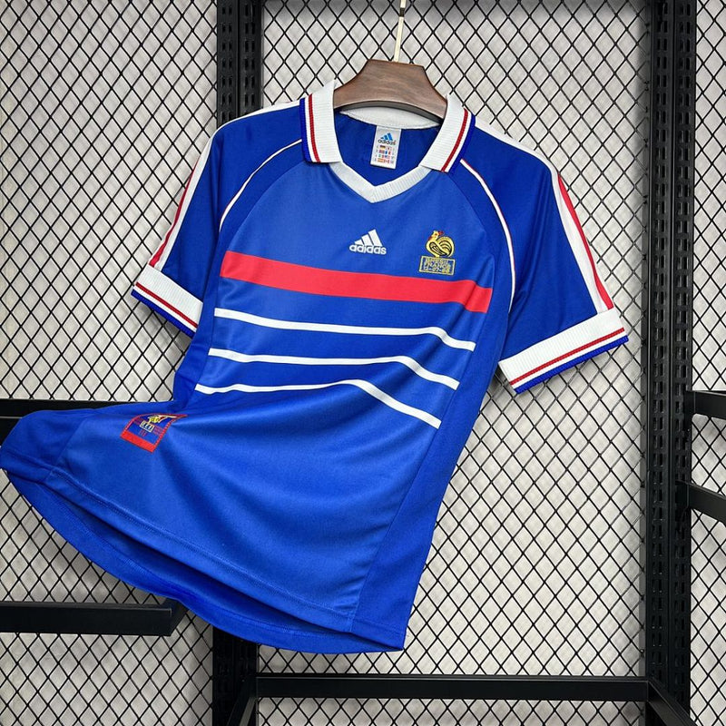 Camisa França 1998 Azul – Versão Retrô