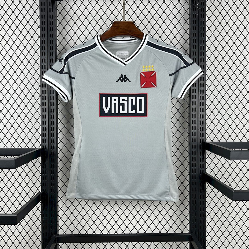 Camisa Vasco da Gama 2025/26 Cinza – Versão Torcedora Feminina
