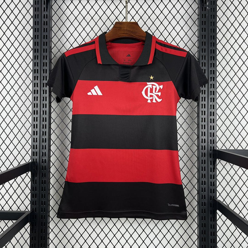 Camisa Flamengo 2026/27 Vermelha e Preta – Versão Torcedora Feminina