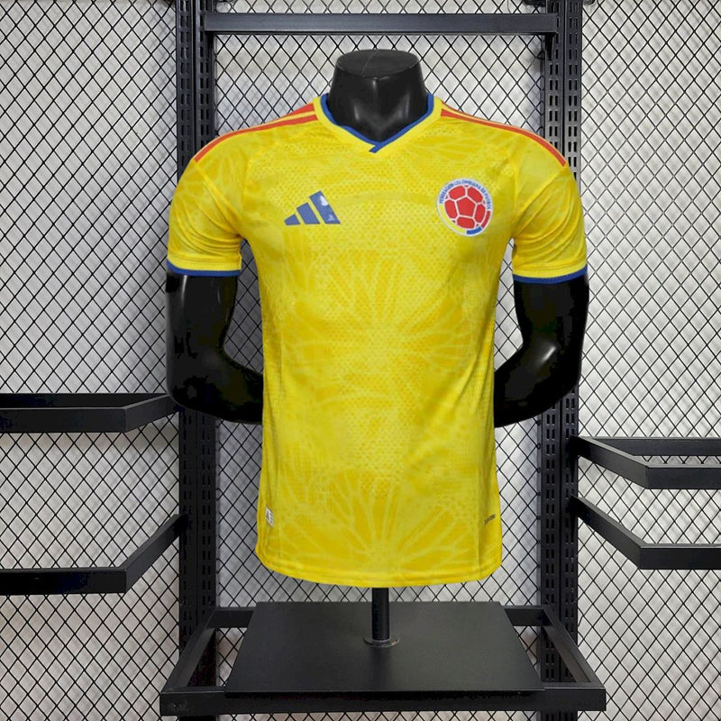 Camisa Colômbia Copa do Mundo 2026 Amarela – Versão Jogador