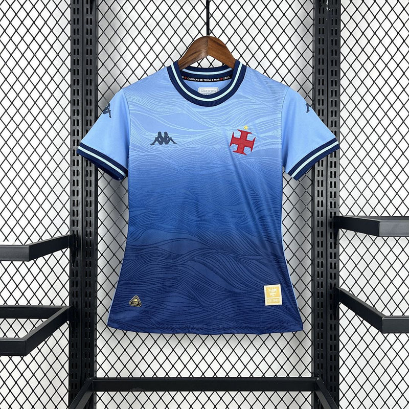 Camisa Vasco da Gama 2025/26 Azul – Versão Torcedora Feminina
