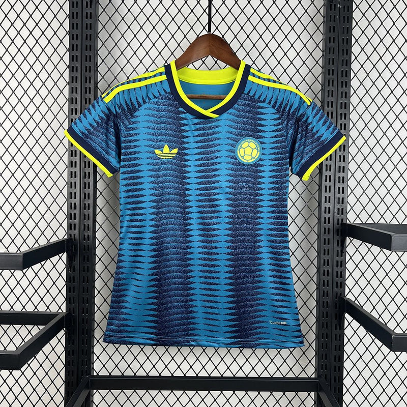 Camisa Colômbia Copa do Mundo 2026 – Versão Torcedora Feminina