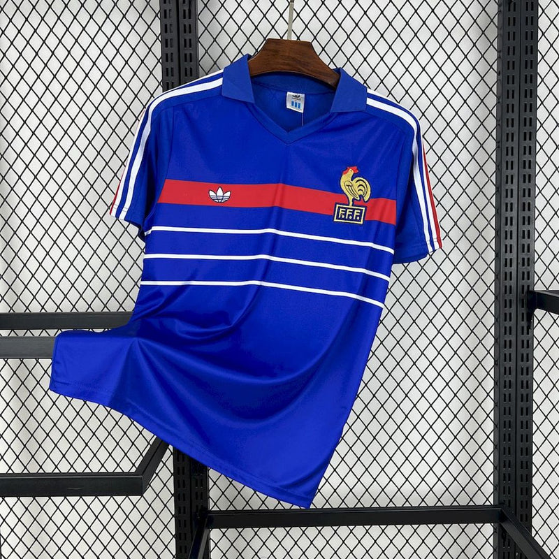 Camisa França 1984 Azul – Versão Retrô