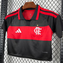 Camisa Cropped Flamengo 2026/27 Preto e Vermelho – Versão Feminina