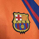 Camisa Barcelona 1998 -Laranja e Azul – Versão Retrô