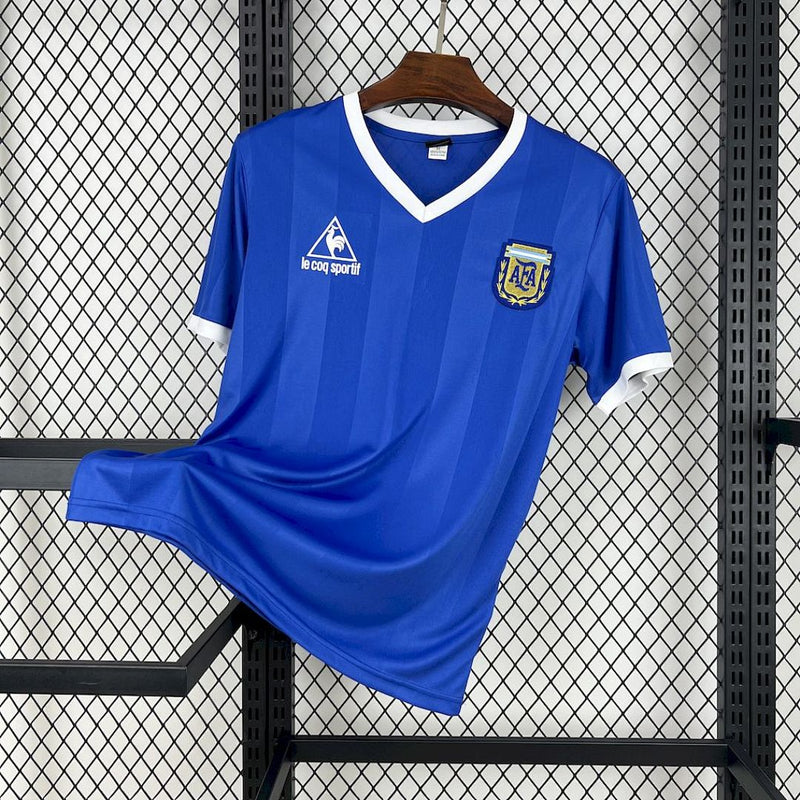 Camisa Argentina 1986 Azul – Versão Retrô