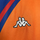 Camisa Barcelona 1998 -Laranja e Azul – Versão Retrô