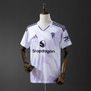 Camisa Manchester United 2025/26 Away Branca – Versão Torcedor