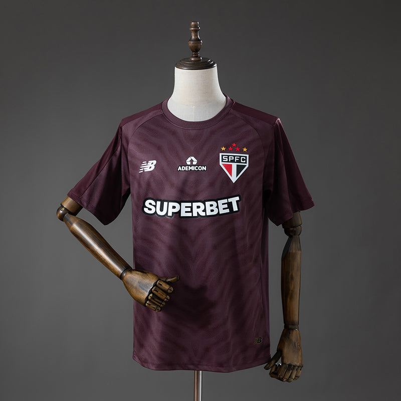 Camisa São Paulo 2026/27 Goleiro Bordô – Versão Torcedor