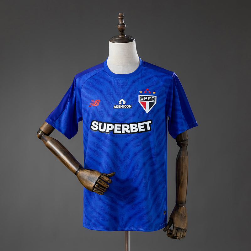 Camisa São Paulo 2026/27 Goleiro Azul – Versão Torcedor