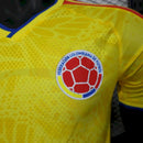 Camisa Colômbia Copa do Mundo 2026 Amarela – Versão Jogador