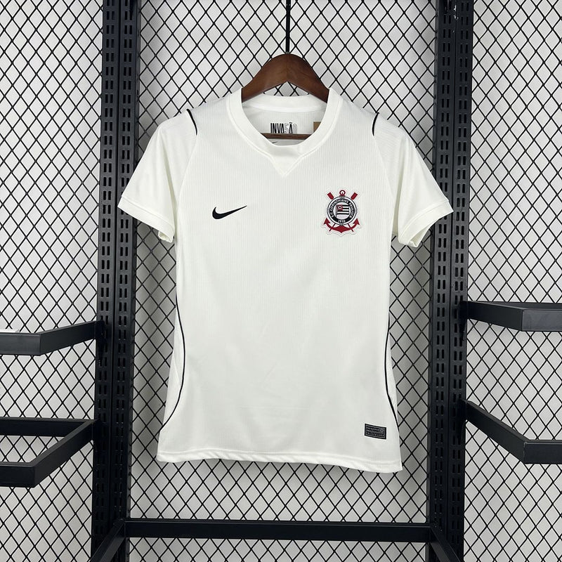 Camisa Corinthians 2026/27 Branca – Versão Torcedora Feminina