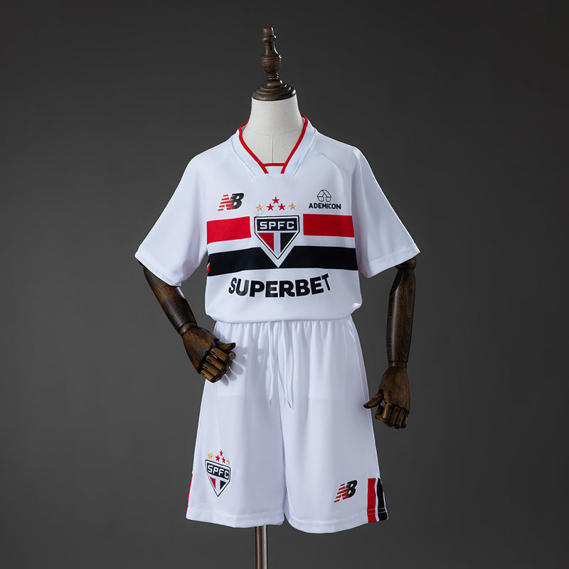 Conjunto Infantil São Paulo 2026/27 Home – Versão Torcedor