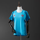 Camisa Flamengo 2025/26 Pré-Jogo Treino Azul Feminina – Versão Torcedora