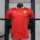 Camisa Manchester United 2025/26 Terrace Icons Vermelha – Versão Jogador