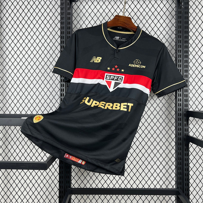 Camisa São Paulo 2025/26 Third Preta – Versão Torcedor