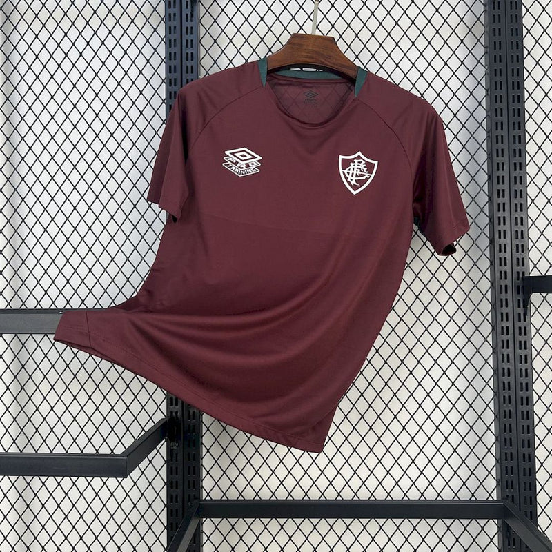 Camisa Fluminense 2025/26 Pré-Jogo Treino Grená – Versão Torcedor