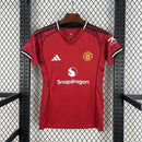 Camisa Manchester United 2025/26 Home Vermelha Feminina – Versão Torcedora