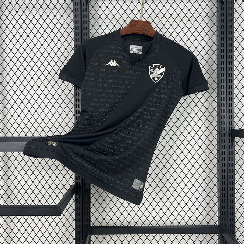 Camisa Vasco da Gama 2024/25 Feminina Preta – Versão Torcedor