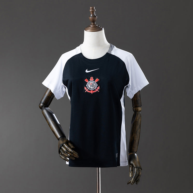 Camisa Corinthians 2025/26 Feminina – Versão Torcedora