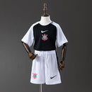 Conjunto Infantil Corinthians 2025/26 Home – Versão Torcedor