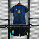 Conjunto Infantil Brasil 2026/27 Azul – Versão Torcedor