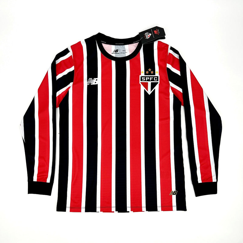 Camisa São Paulo 2024/25 Away Manga Longa Tricolor – Versão Torcedor
