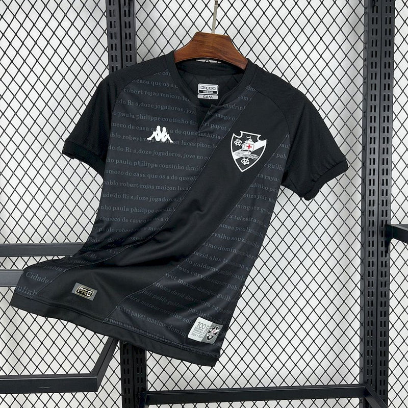 Camisa Vasco da Gama 2024/25 Preta – Versão Torcedor