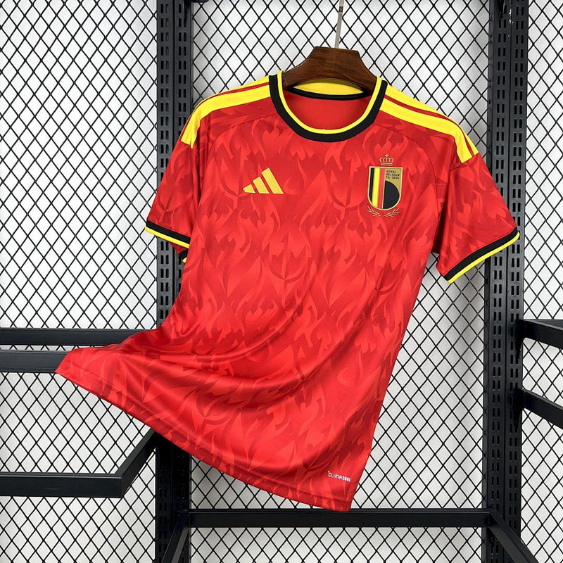 Camisa Bélgica Copa do Mundo 2026 Vermelha – Versão Torcedor