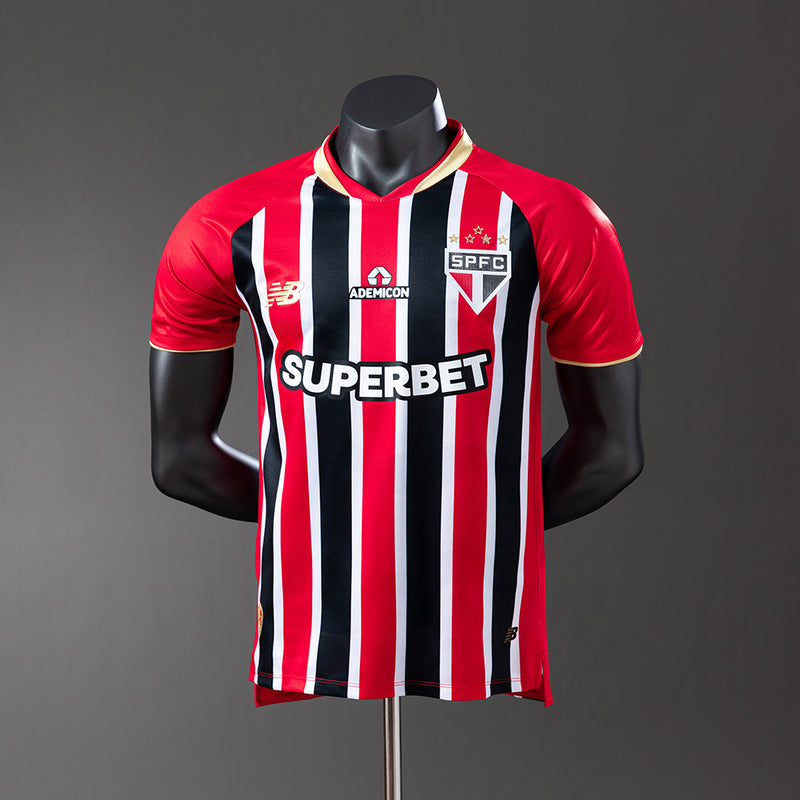 Camisa São Paulo 2025/26 Away Tricolor – Versão Jogador