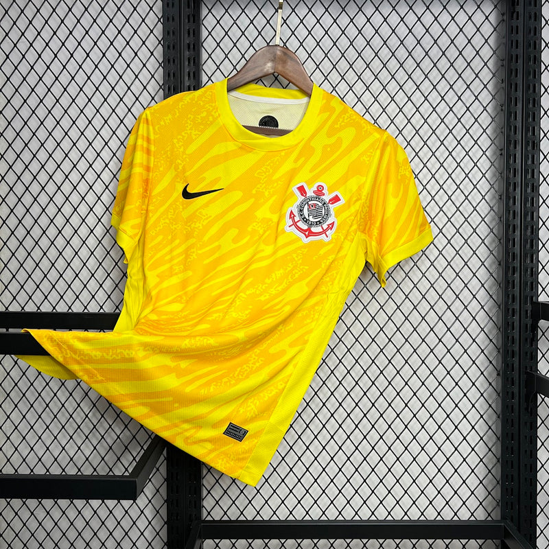 Camisa Corinthians 2024/25 Goleiro Amarela – Versão Torcedor