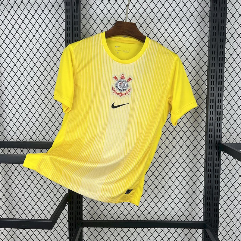 Camisa Corinthians 2025/26 Goleiro Amarela – Versão Torcedor