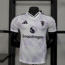 Camisa Manchester United 2025/26 Away Branca – Versão Jogador