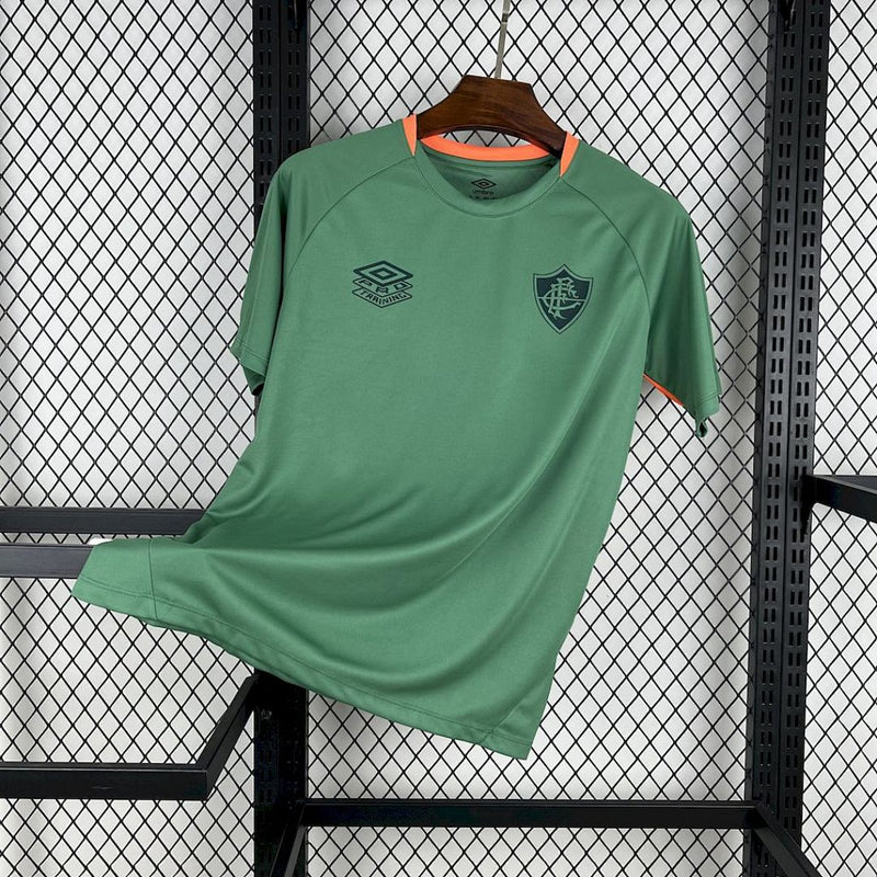 Camisa Fluminense 2025/26 Pré-Jogo Treino Verde – Versão Torcedor