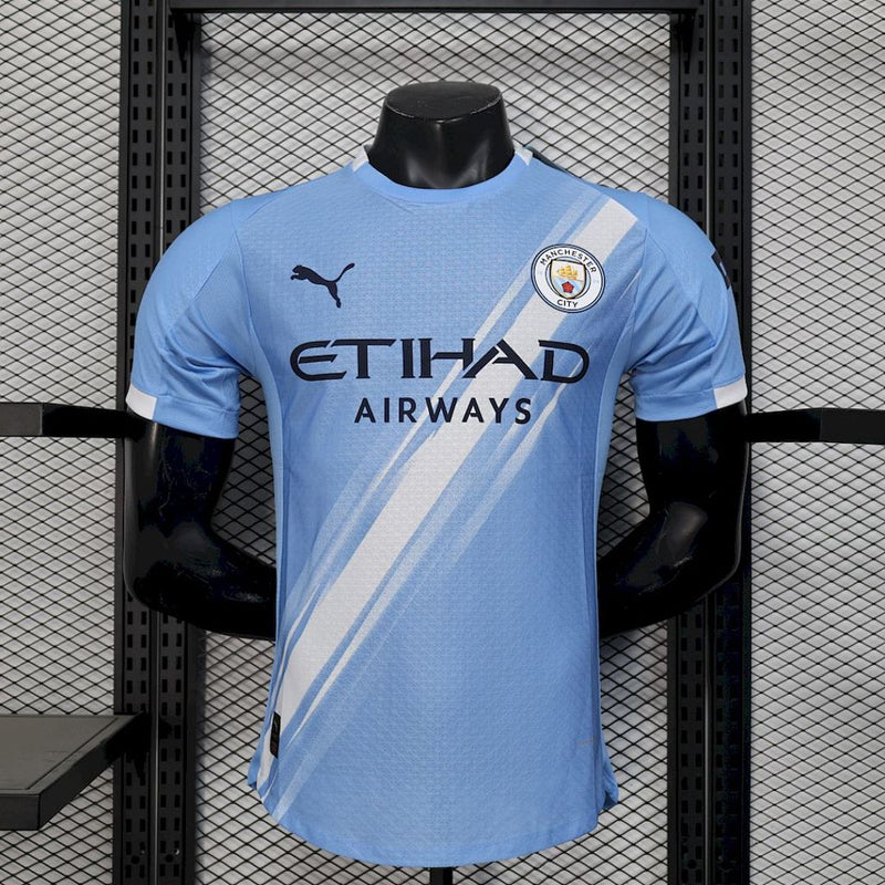 Camisa Manchester City 2025/26 Home Azul – Versão Jogador
