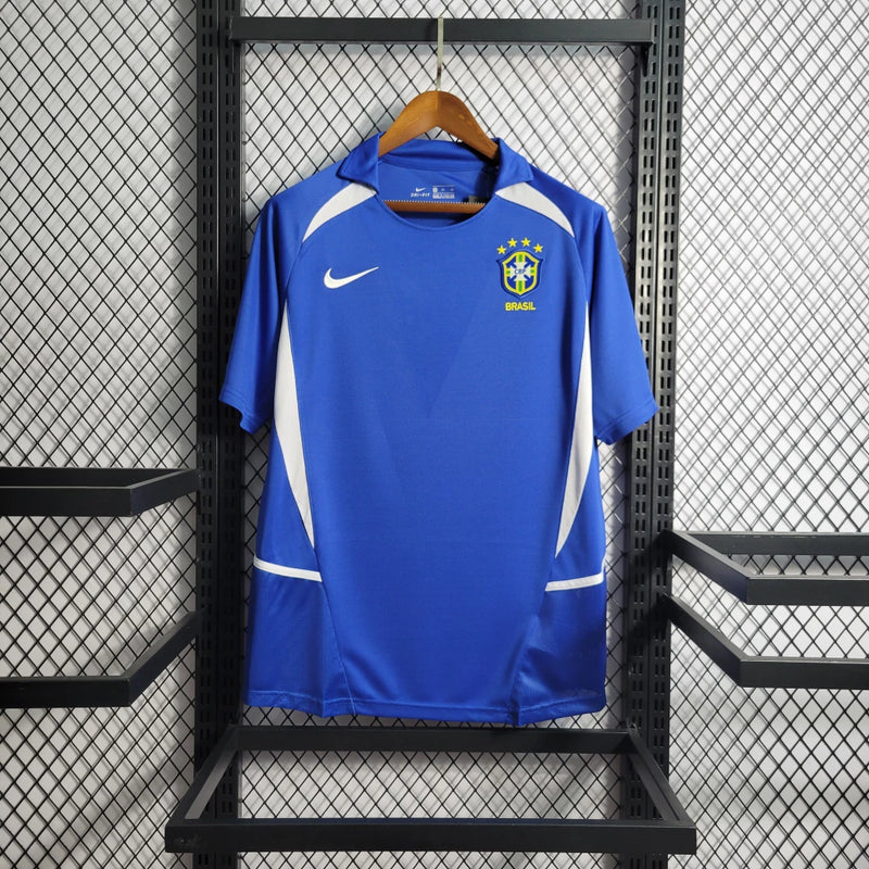 Camisa Brasil II 2002 Azul – Versão Retrô