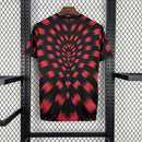 Camisa Flamengo 2025/26 Pré-Jogo Preta e Vermelha – Versão Torcedor