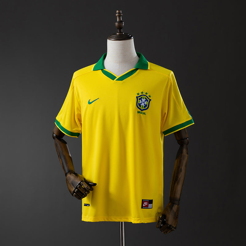 Camisa Brasil I 1997 Amarela – Versão Retrô