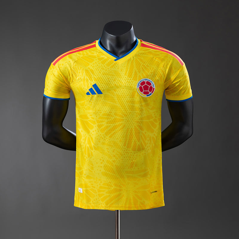 Camisa Colômbia Copa do Mundo 2026 Amarela – Versão Jogador