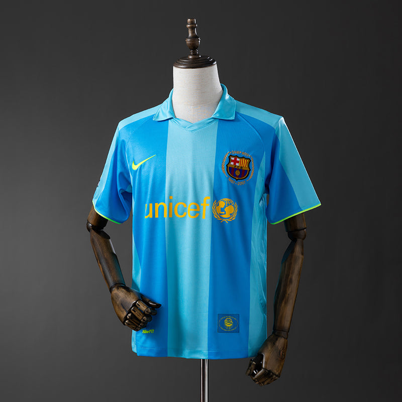 Camisa Barcelona 2007/08-Azul – Versão Retrô