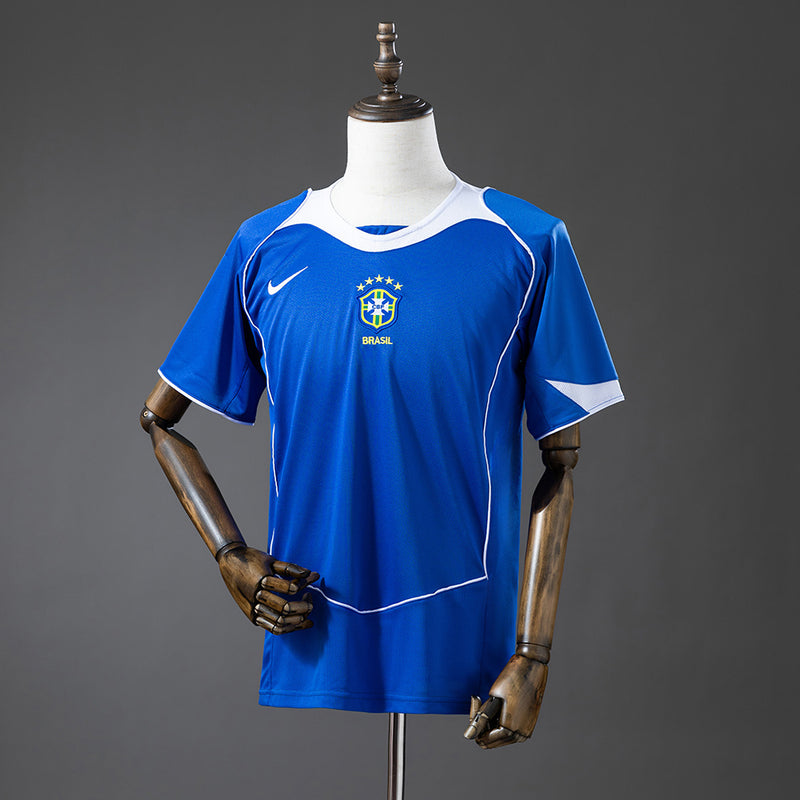 Camisa Brasil II 2004 Azul – Versão Retrô