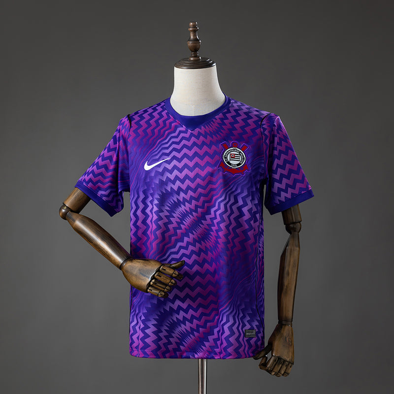 Camisa Corinthians 2026/27 Goleiro Roxa – Versão Torcedor