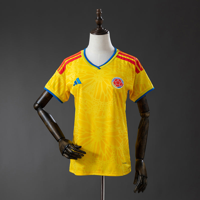 Camisa Colômbia Copa do Mundo 2026 – Versão Torcedora Feminina