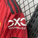 Camisa Manchester United 2025/26 Home Vermelha Feminina – Versão Torcedora