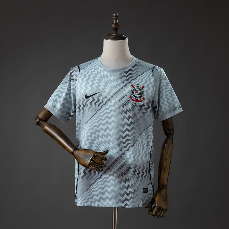 Camisa Corinthians 2026/27 Goleiro Cinza – Versão Torcedor
