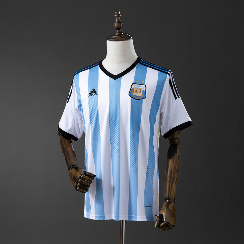 Camisa Argentina 2014/15 Azul e Branca – Versão Torcedor