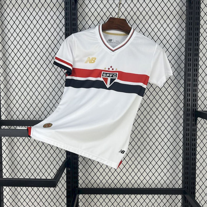 Camisa Feminina São Paulo 25/26 Branca – Versão Torcedora